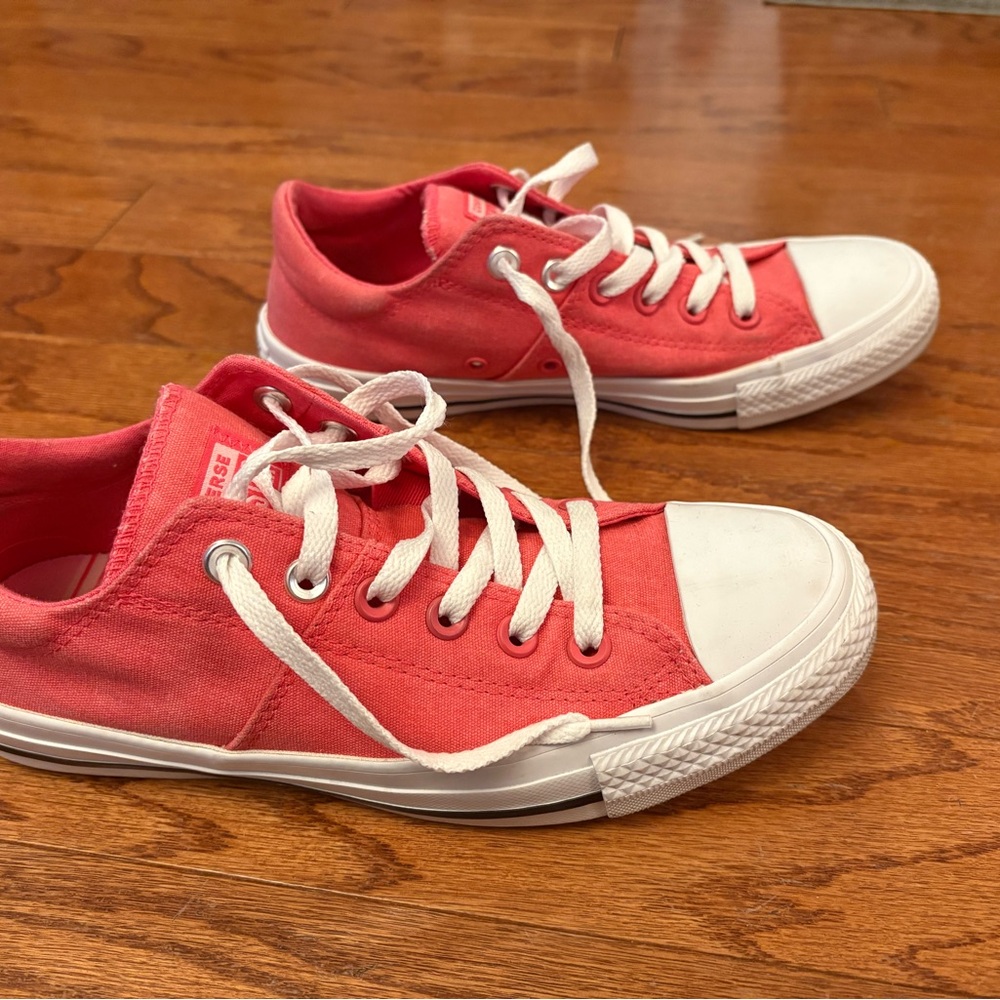 Converse All Star Low Top Sneakers Coral Pink | Women’s 8